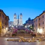 Primavera a Trinit‡ dei Monti, Piazza di Spagna, Roma